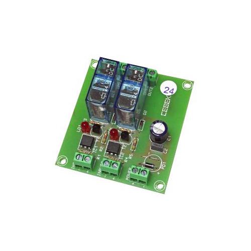 T-55 Cebek Relay Module 2 X Single Pole 24V
