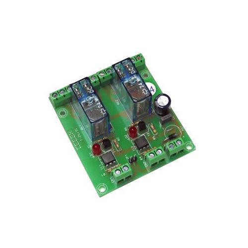 T-35 Cebek Relay Module 2 X Double Pole 24V
