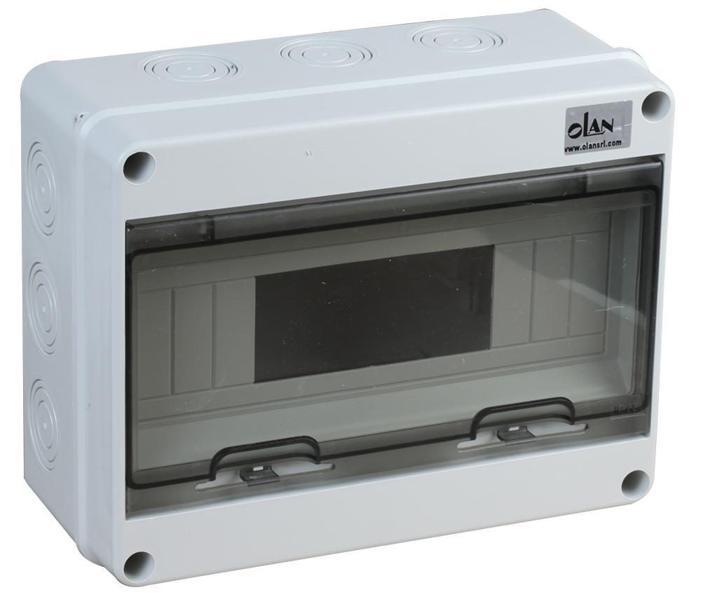 OL40033 Olan Enclosure Wall Mount Abs (Acrylonitrile Butadiene Styrene) Grey