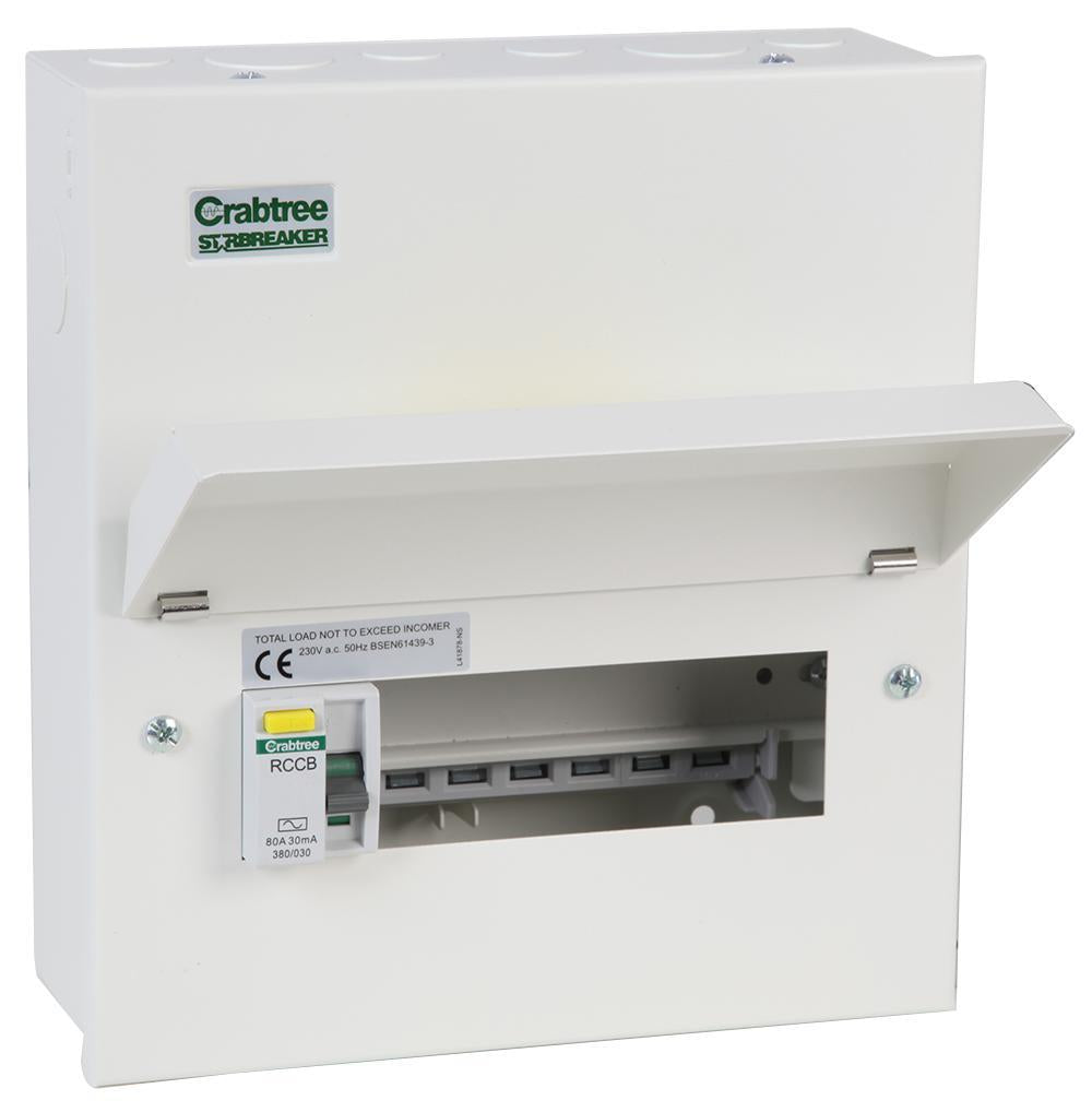 GB6:508/2834634B Crabtree Sb Metal 8W 4+4 80A 30Ma & 63A
