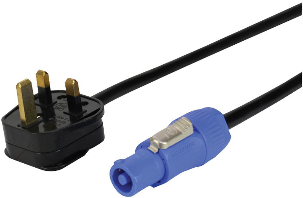 CABL250 Ledj Cable 13A Uk Plug To Powercon 3M