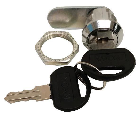 LK-C Penn Elcom Enclosure Accessory Key Lock Penn Elcom Wm Wmp Dw Dwp Ems & Emp 19" Rack Cabinets