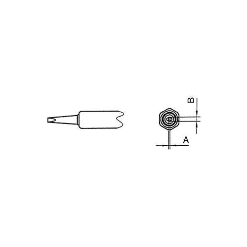 WELLER - NTK - TIP, 1.2 X 0.4 X 8.4 CHISEL