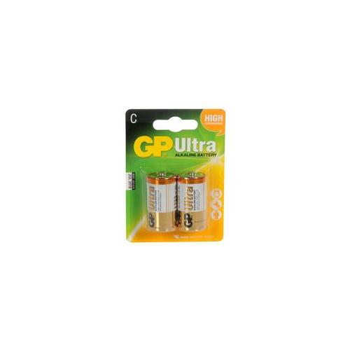 BATTERY, ULTRA ALKALINE C 2 PACK , GP BATTERIES , GP14AU-C2