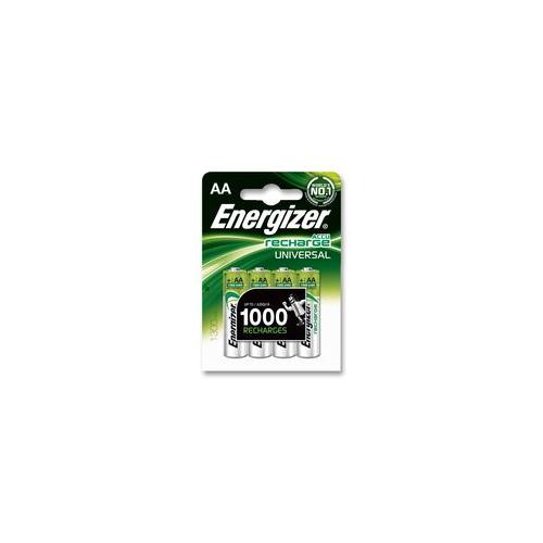 RECHARGEABLE BATTERY, NIMH 1300MAH AA PACK 4 , ENERGIZER , 626831