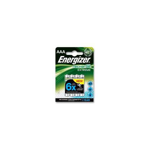 RECHARGEABLE BATTERY, EXTREME NI-MH AAA 800MAH 4 PACK , ENERGIZER , 635751