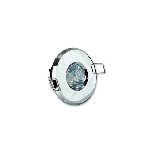 LF19 - DOWNLIGHT, IP65, 240V, CHROME GU10 FITTING