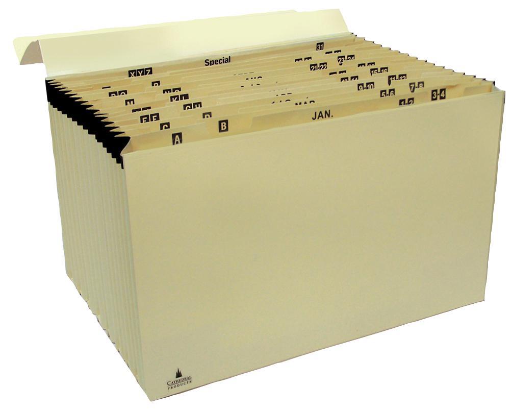 Cathedral - EXPCAMP16 - Expanding File, Manilla, 16 Pockets