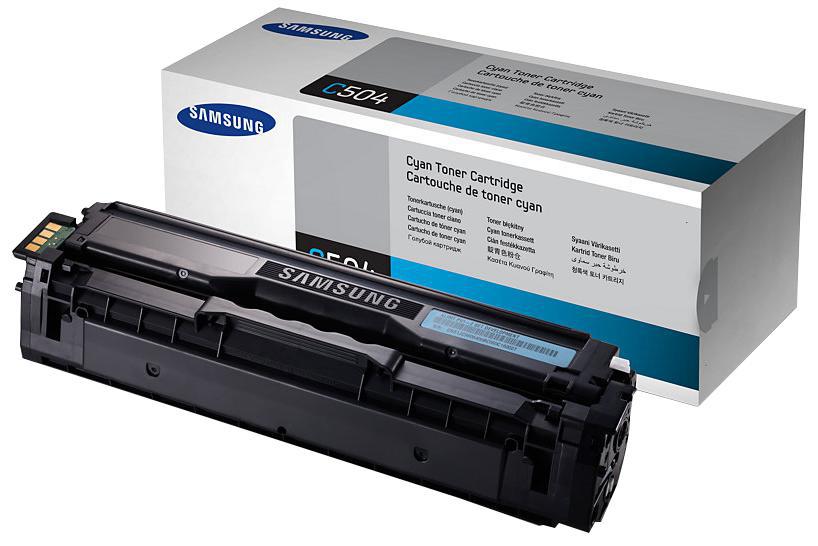 Samsung - CLT-C504S - Genuine Cyan Toner Cartridge - 1800 Pages