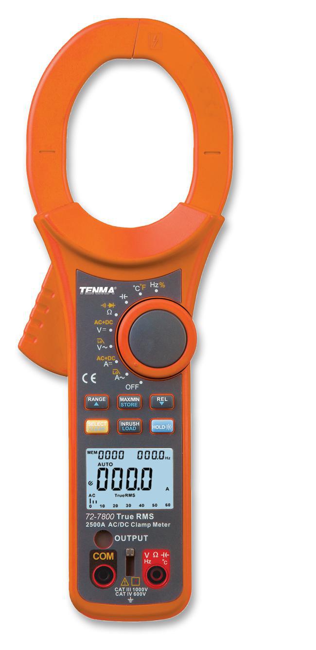 Tenma - 72-7800 - Digital Multimeter, Clamp, 3 3/4digit