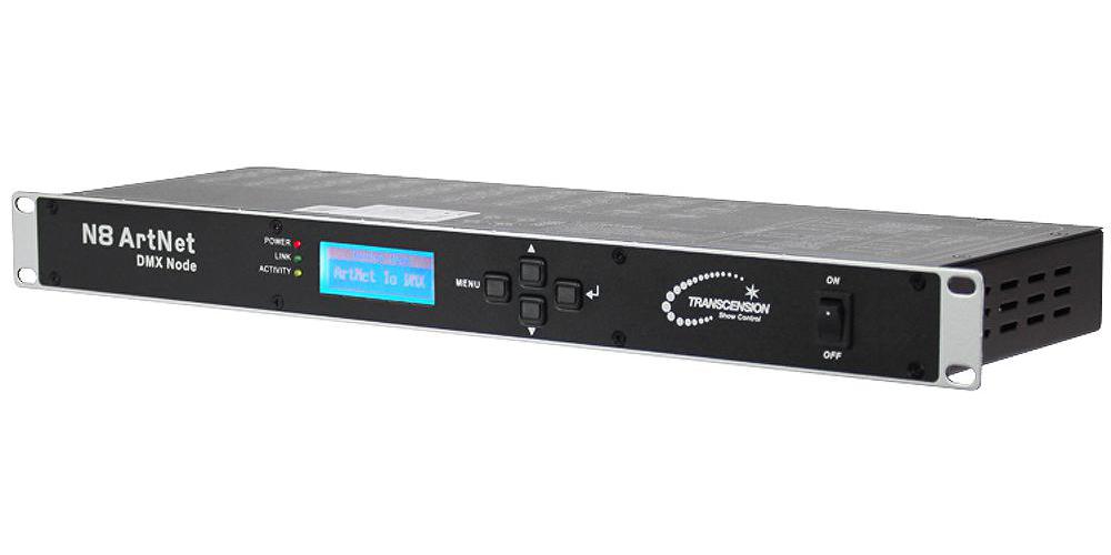Transcension - N8 - Dmx/artnet Processor, 8 Way