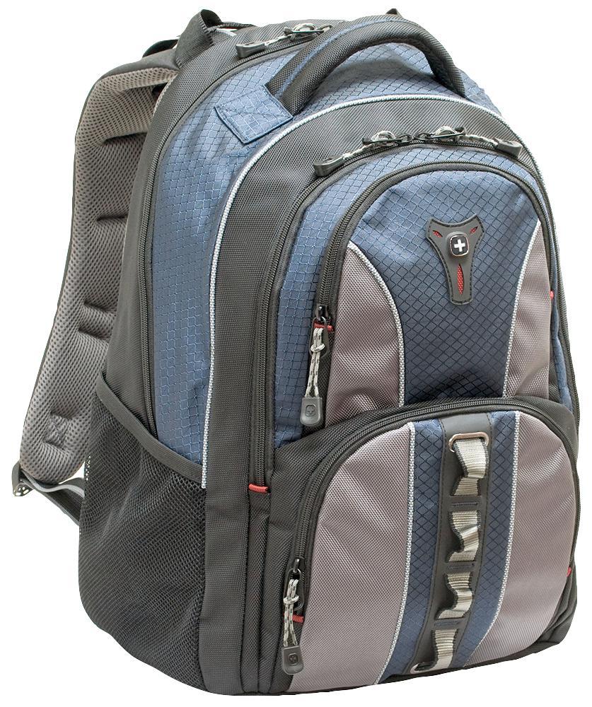 Wenger Swiss Gear - 600629 - Cobalt 16" Laptop Backpack, Blue/grey
