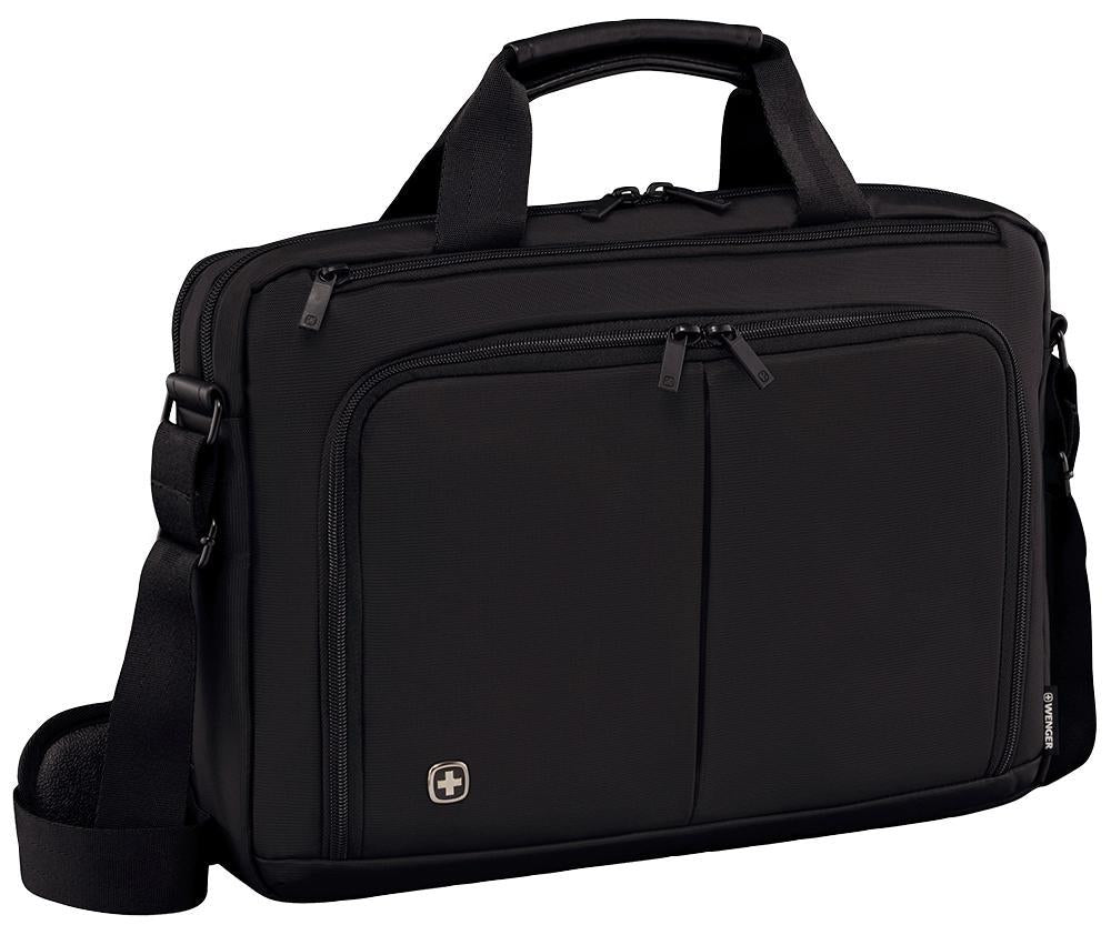 Wenger Swiss Gear 601066 Source 16" Laptop Briefcase With Tablet Pocket, Black