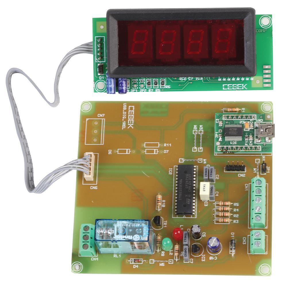Cebek - USB.CD-70 - Usb Timer With 4x 0.5" Led Displays