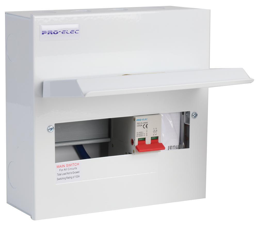 Pro Elec - PM10 - Consumer Unit Metal 10 Way