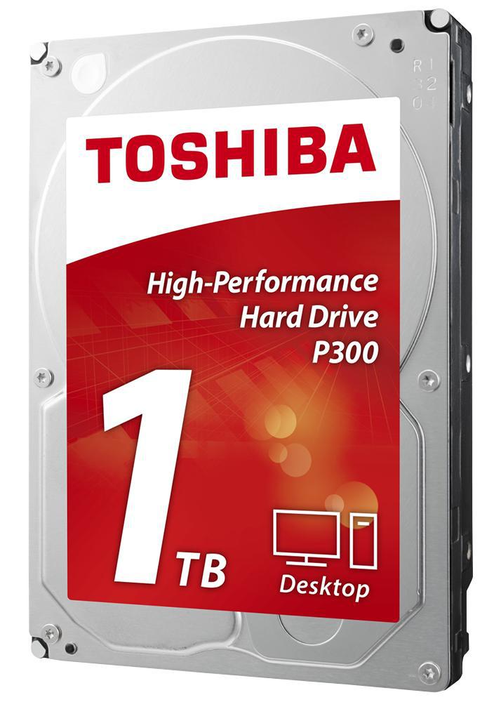 Toshiba - HDWD110UZSVA - P300 3.5" Internal Hard Drive Sata 6gb/s - 1tb, 7200rpm