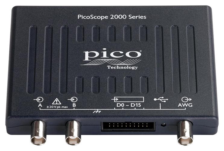 Pico Technology - PICOSCOPE 2205A MSO - Oscilloscope, 2 + 16 Channels, 25 Mhz