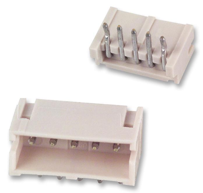 Jst (japan Solderless Terminals) S5B-ZR Header, Zh Series, Side Ent, 1.5mm, 5way