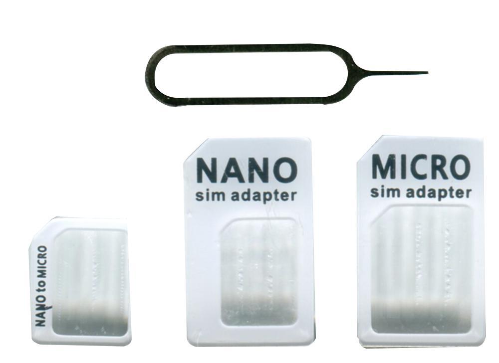 Lms Data Mobile Phone Sim Card Adaptors Nano Sim To Micro/Standard Sim