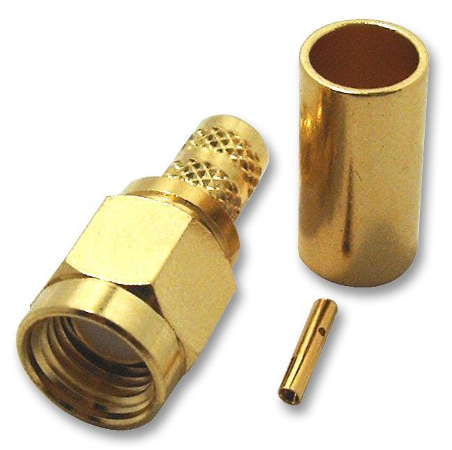 Amphenol - RSMA1111A1-3GT50G-1-50 - Rf Coaxial, Sma Rp, Straight Plug, 50ohm