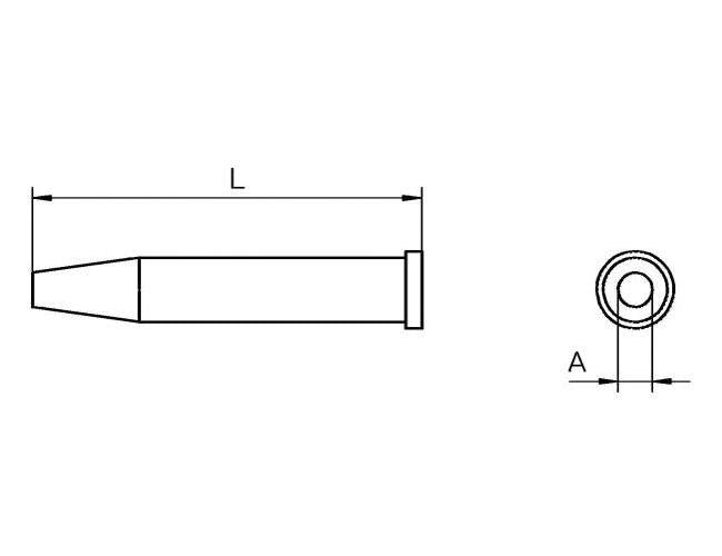 Weller - XT CS - Tip, Pb-free, 3.2mm