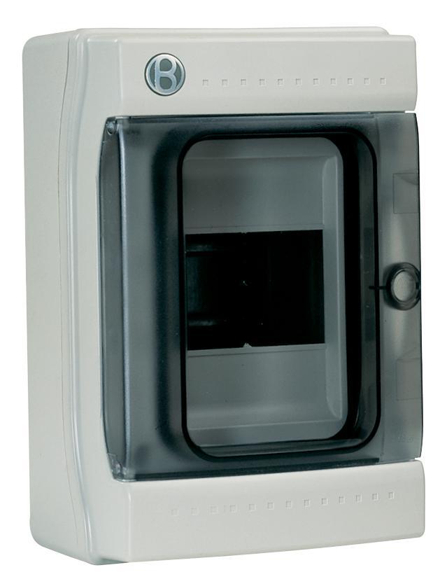 159750S1 - Ip65 Polystyrene 4 Way Distribution Box, 210x143x102mm (lxwxh)