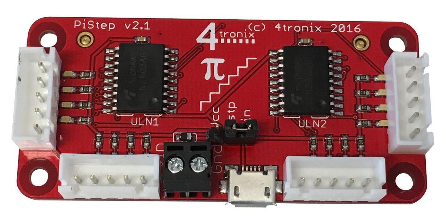 4tronix - PISTEP2Q - Quad Stepper Motor Control Board