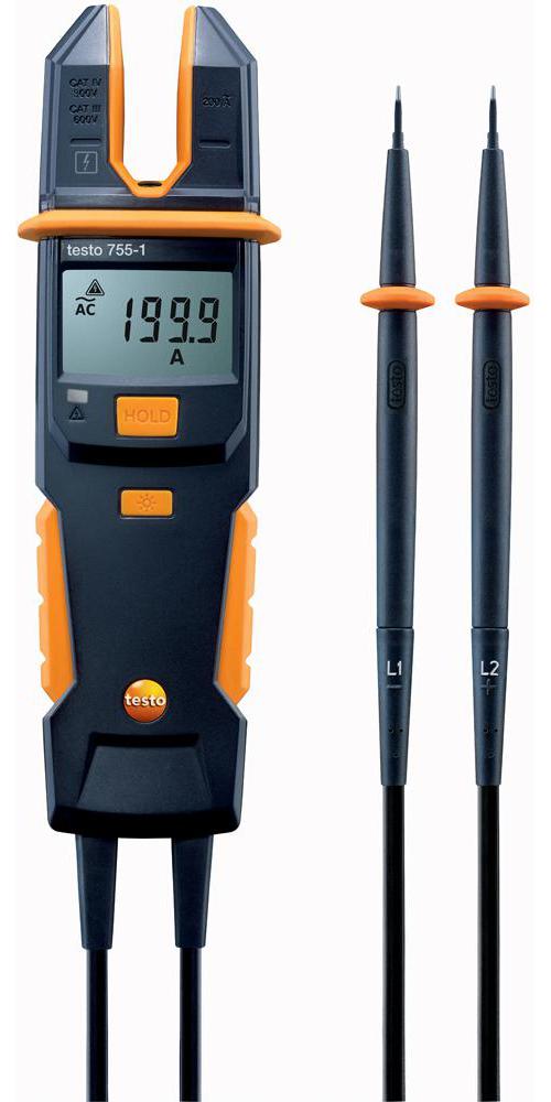 Testo - 755-1 - Current Clamp/voltage Tester