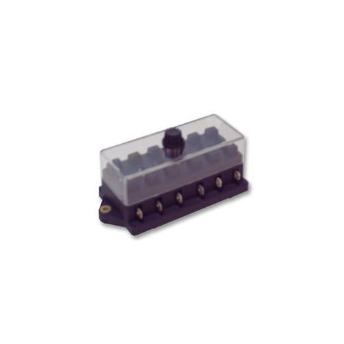 599/B - CAR FUSE BOX WITH COVER - 6 WAY