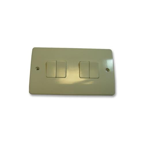4 GANG 2 WAY SWITCH , MK (ELECTRIC) , K4874WHI