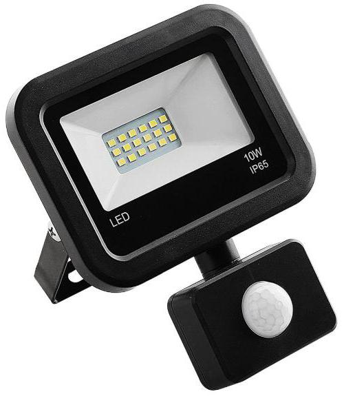 10W LED Floodlight with PIR - PRO ELEC