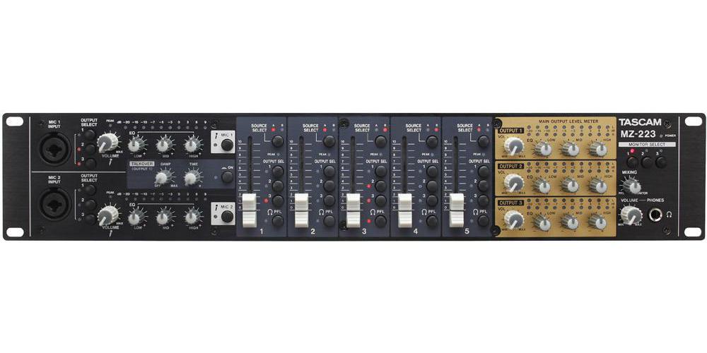 5 Channel Industrial Grade Zone Mixer - TASCAM