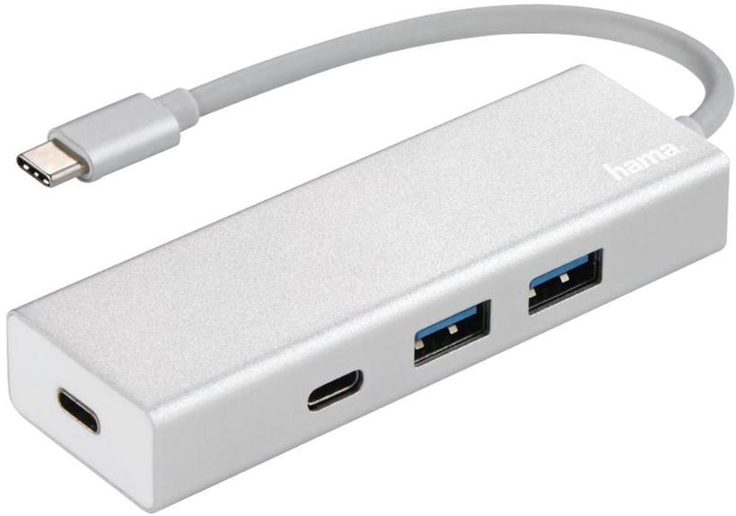 4 Port USB 3.1 Type-C Hub, 2x USB-A 2x USB-C - HAMA