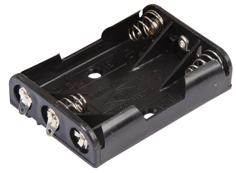 3x AAA Battery Holder Coil Spring Contact, Flat Solder Tag - PRO POWER