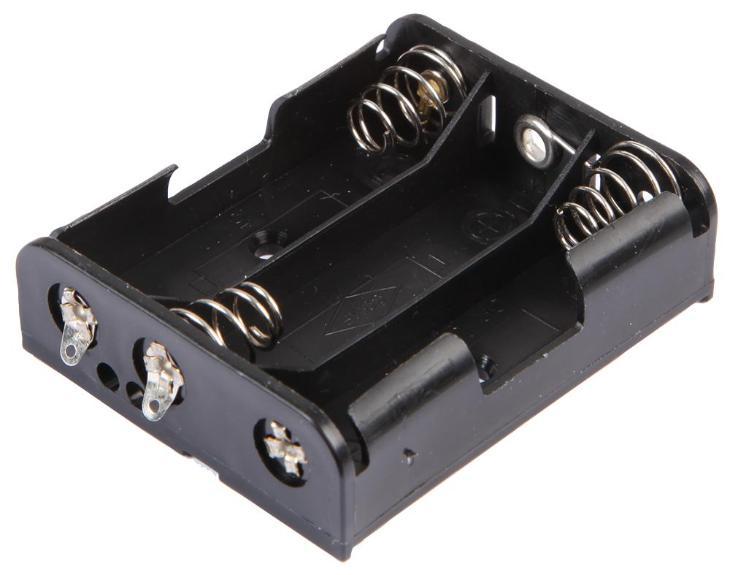 3x AA Battery Holder Coil Spring Contact, Flat Solder Tag - PRO POWER