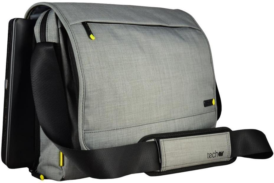 15.6" MAGNETIC LAPTOP MESSENGER BAG - TECHAIR