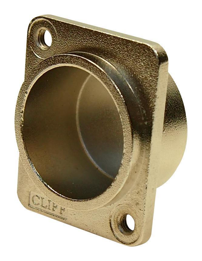 12mm Metal Recess Plate, Plain Holes - CLIFF ELECTRONIC COMPONENTS