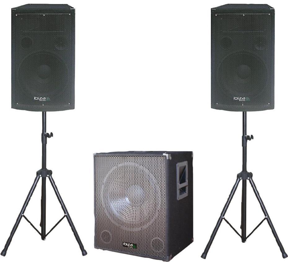 1200W Active 2.1 Speaker System - IBIZA SOUND