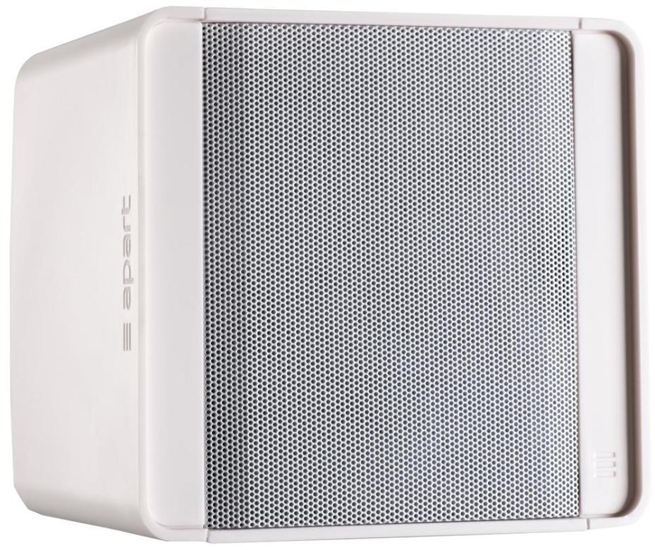 5.25" Compact 2-Way Loudspeaker, White, 70/100V - APART