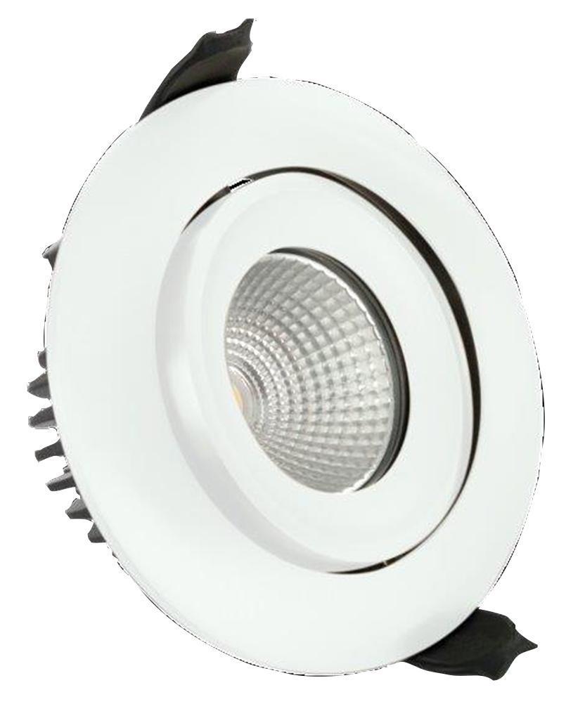 11W Dimmable LED Tiltable Downlight, 850lm, 3000K - INTEGRAL LED