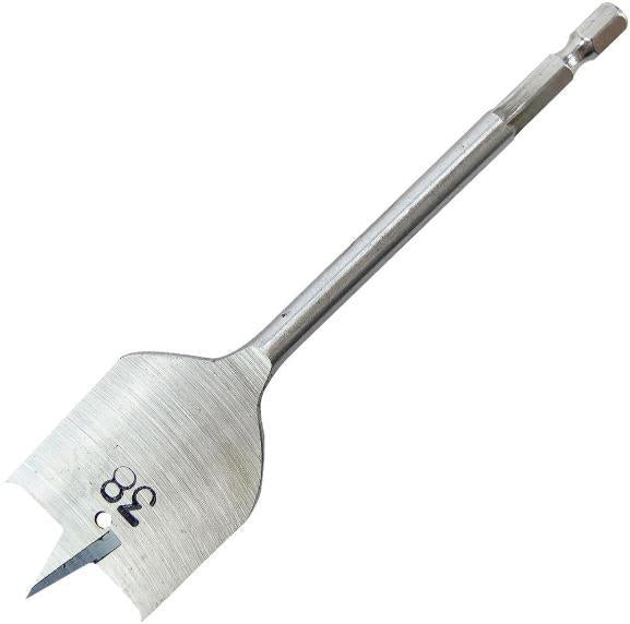 Flat Wood Drill Bit 38 x 152mm - TOOLPAK