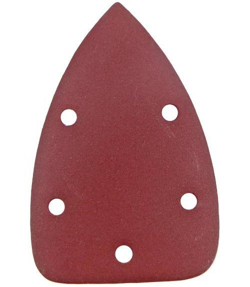 140mm 5 Holes 240 Grit Detail Sanding Pad - 10 Pack - TOOLPAK