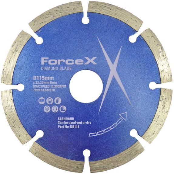 115 x 22.23mm (4 1/2") Segmented Diamond Cutting Blade - TOOLPAK