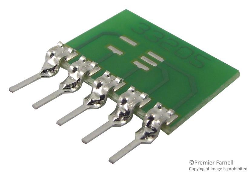 Surfboard 5 Lead SC/SOT/TSOT/TSOP to 5-SIP IC Adaptor - CAPITAL ADVANCED