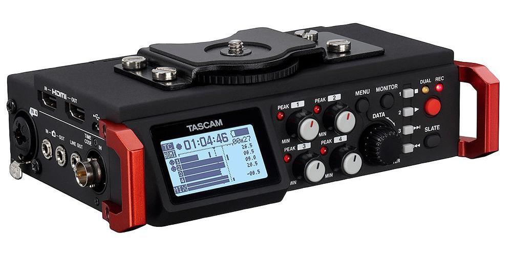 6 Channel Audio Recorder for DSLR cameras - TASCAM
