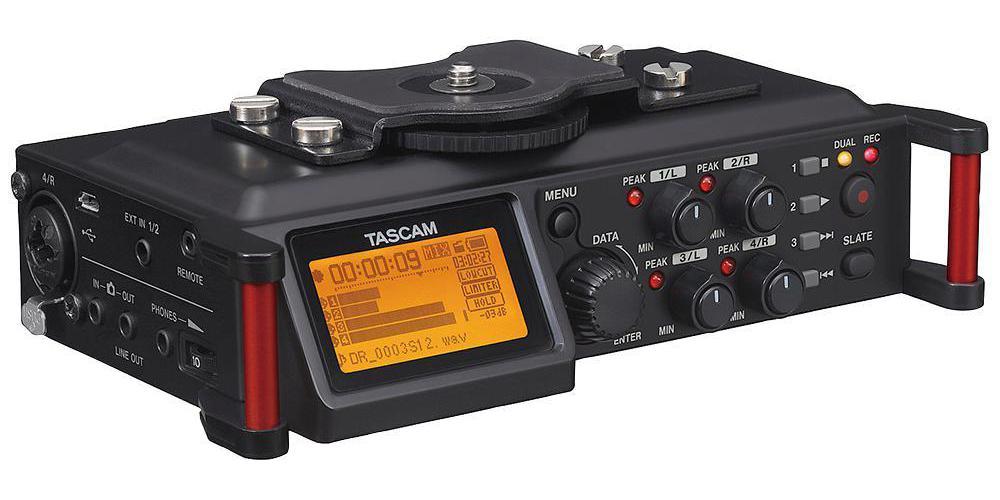 4 Channel DSLR Camera Audio Recorder - TASCAM