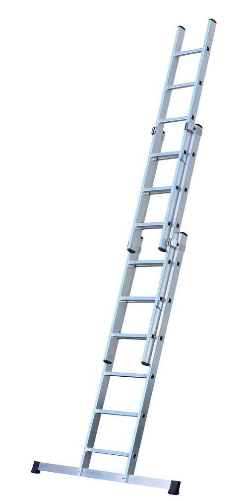 Trade 200 3 Section Extension Ladder 1.93 - 3.96m - YOUNGMAN