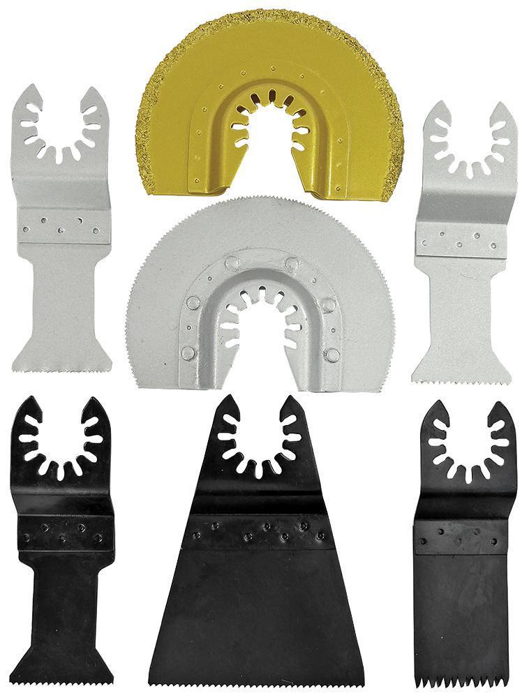 Oscillating Multi-Tool Blade Set, 7 Piece - TOOLPAK