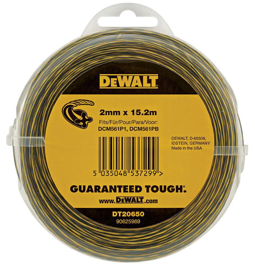 String Trimmer Line, 2mm x 15.2m - DEWALT