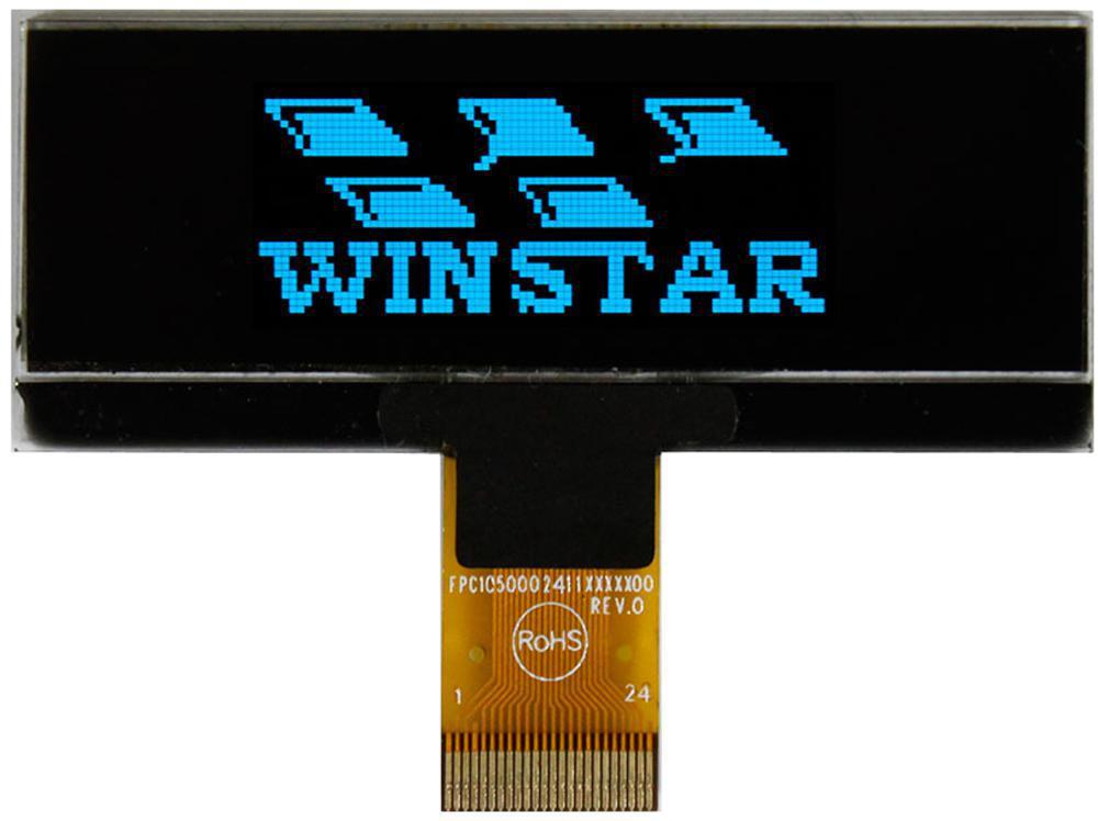 OLED Graphic Display Module, 128x32, Blue - WINSTAR